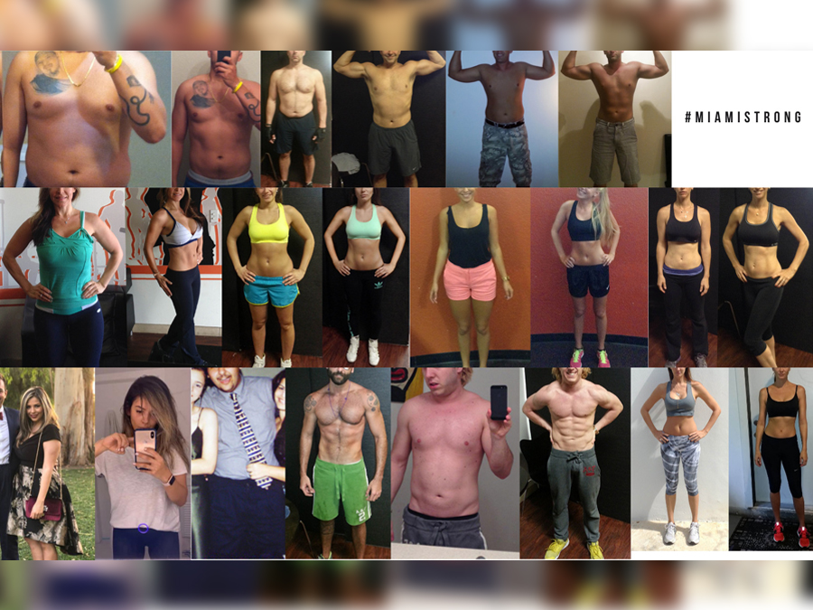 Before & After Transformation at Miami Strong Gym